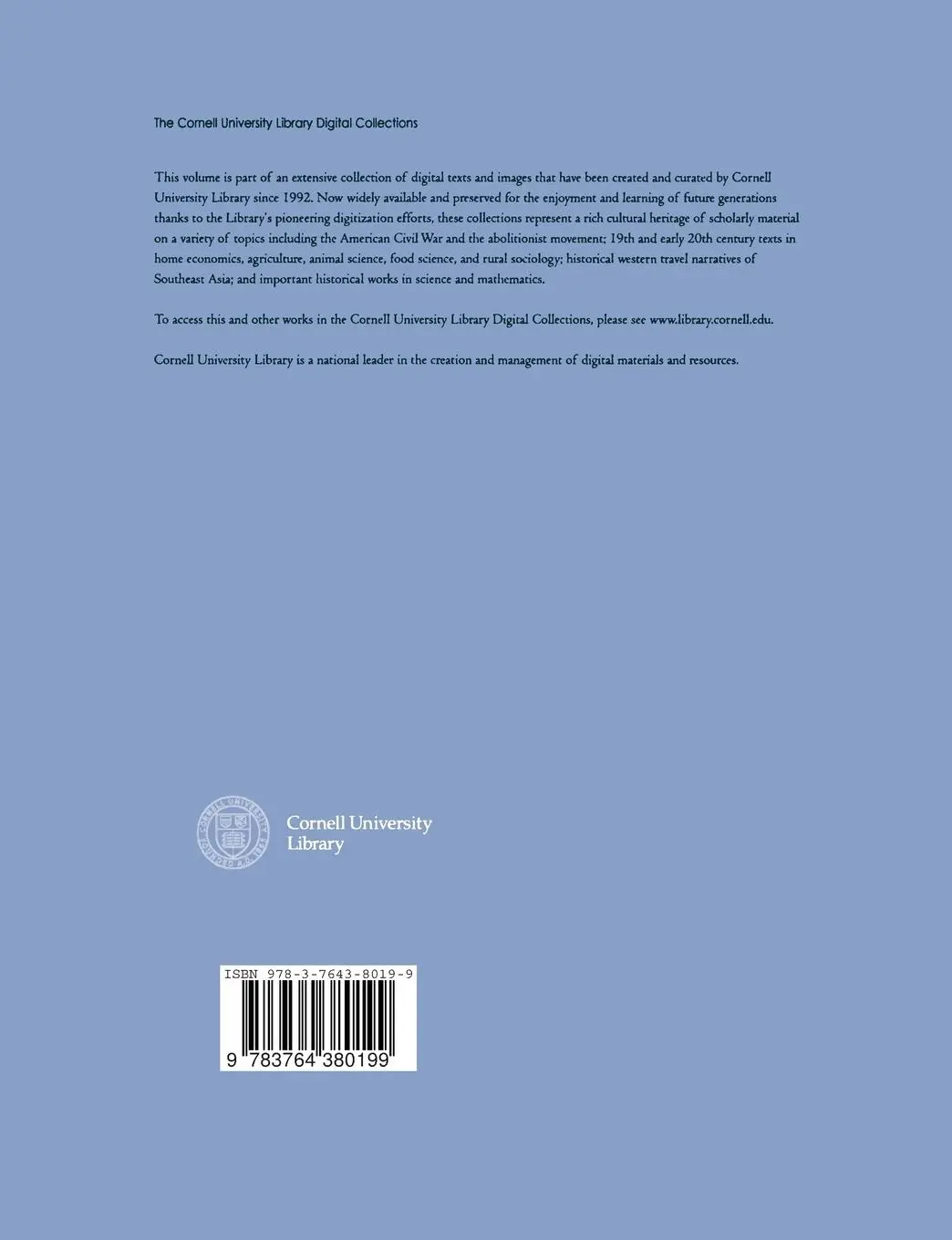 Rückseite: 9783764380199 | Theorie der vielfachen Kontinuität | L. Schläfli (u. a.) | Taschenbuch