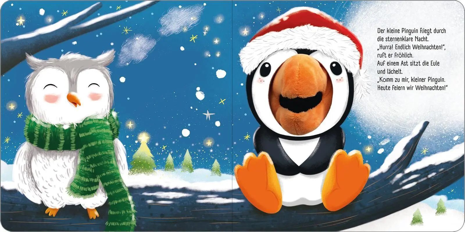Bild: 9783845870199 | Pinguin liebt Weihnachten | Mit sprechender Fingerpuppe | Shuttlewood