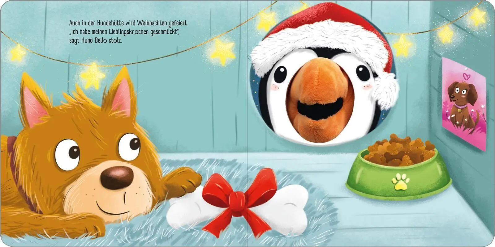 Bild: 9783845870199 | Pinguin liebt Weihnachten | Mit sprechender Fingerpuppe | Shuttlewood