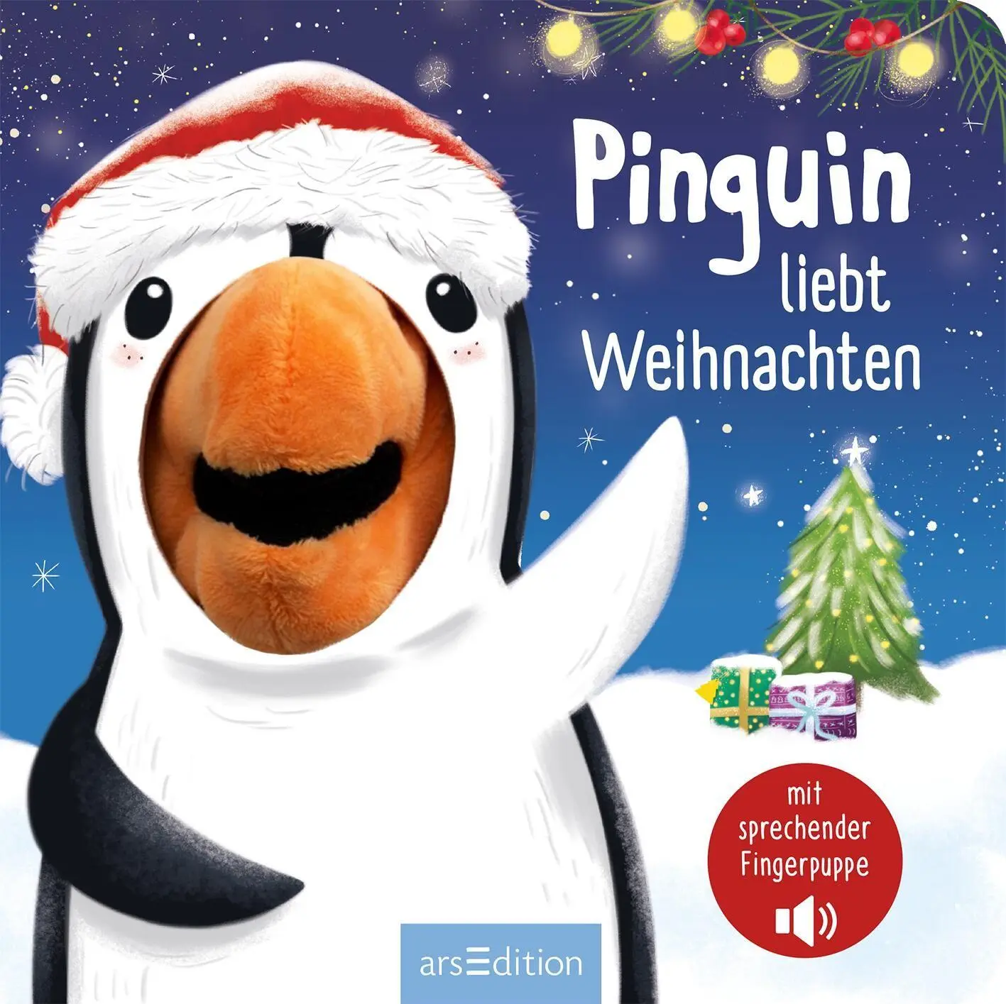 Bild: 9783845870199 | Pinguin liebt Weihnachten | Mit sprechender Fingerpuppe | Shuttlewood