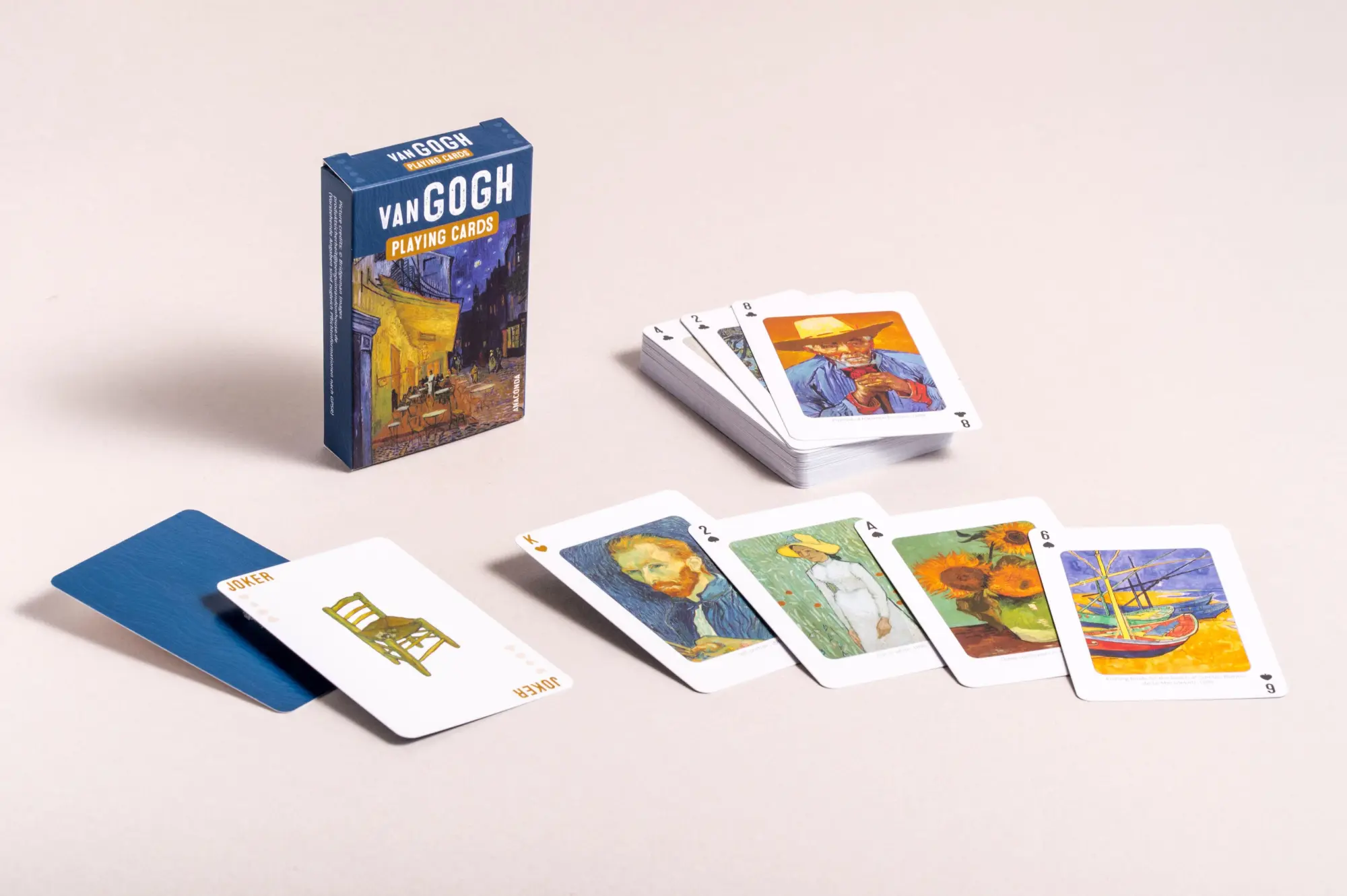 Bild: 4250940200299 | Kartenspiel Vincent van Gogh. 54 Spielkarten mit 53 Van-Gogh-Motiven