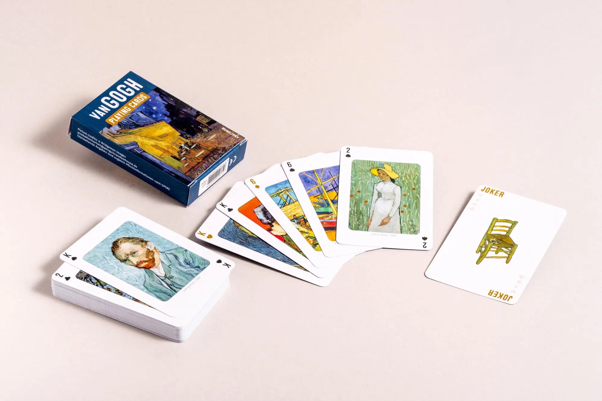 Bild: 4250940200299 | Kartenspiel Vincent van Gogh. 54 Spielkarten mit 53 Van-Gogh-Motiven