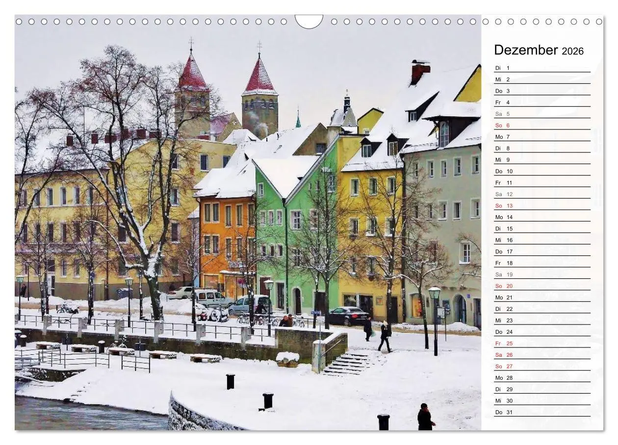 Bild: 9783516010299 | Die Farben von REGENSBURG (Wandkalender 2026 DIN A3 quer), CALVENDO...