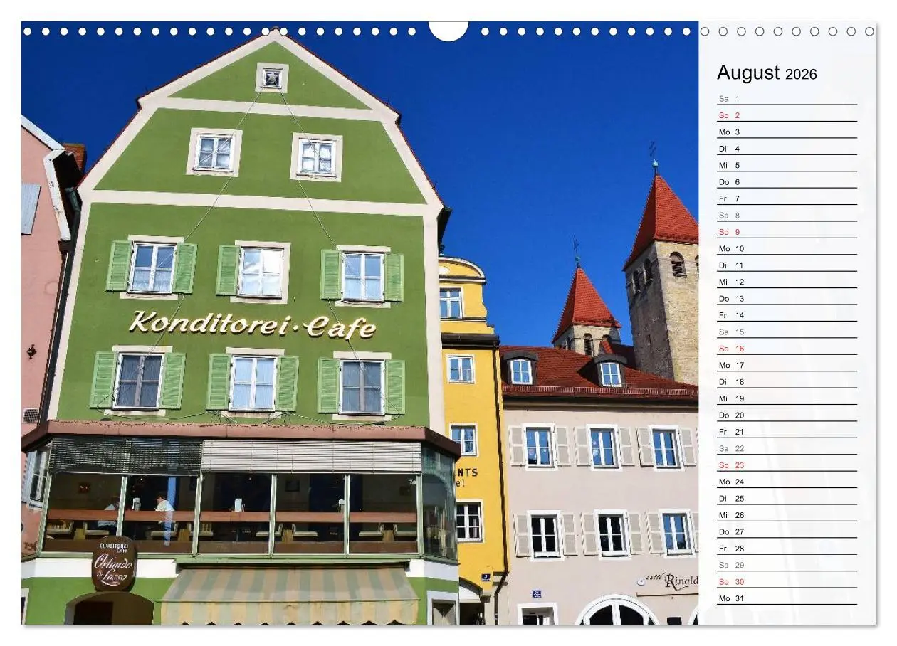 Bild: 9783516010299 | Die Farben von REGENSBURG (Wandkalender 2026 DIN A3 quer), CALVENDO...