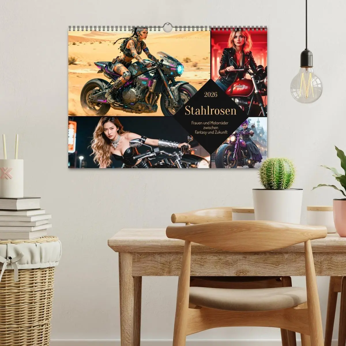 Bild: 9783516700299 | Stahlrosen (Wandkalender 2026 DIN A3 quer), CALVENDO Monatskalender