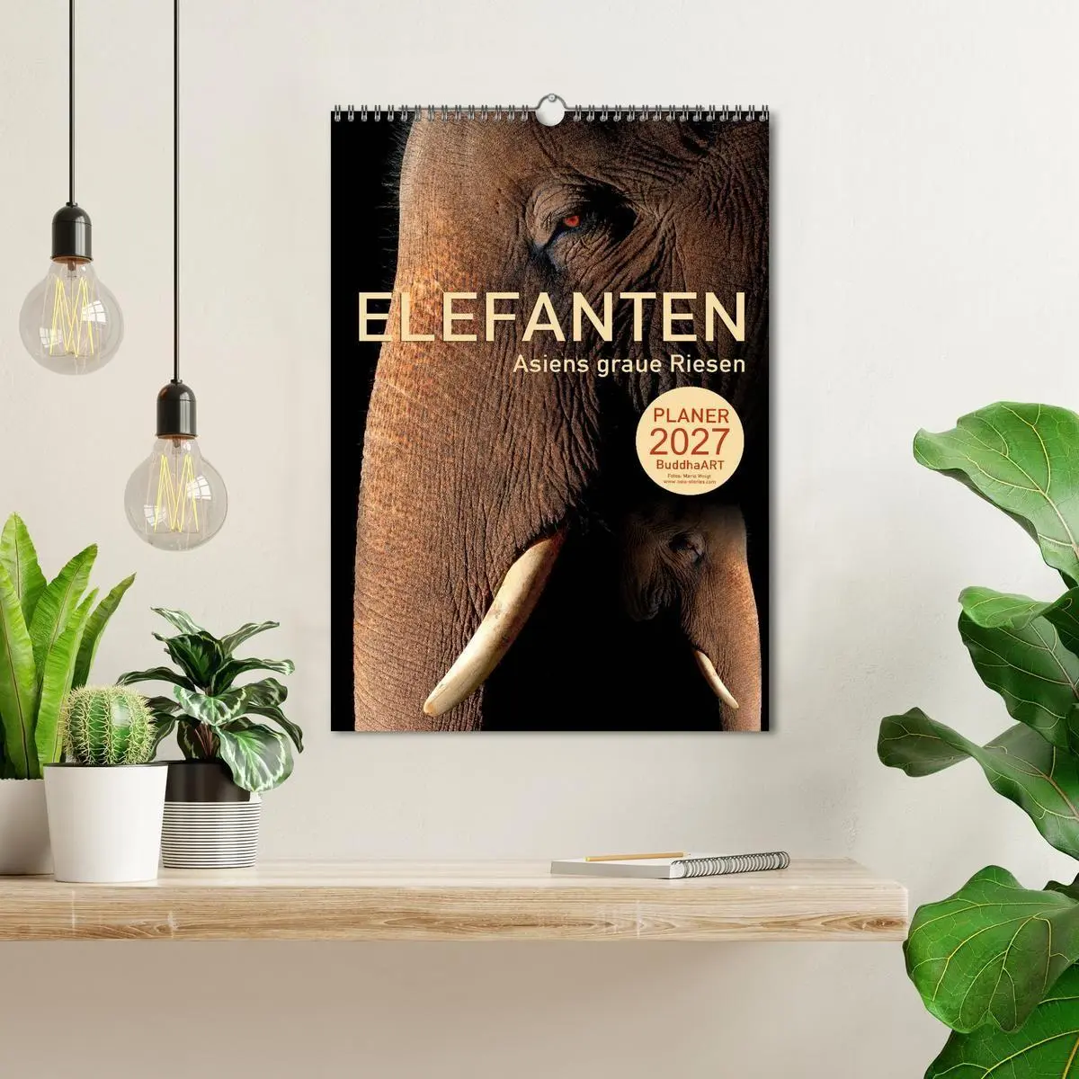Bild: 9783569580299 | ELEFANTEN - Asiens graue Riesen (Wandkalender 2027 DIN A3 hoch),...