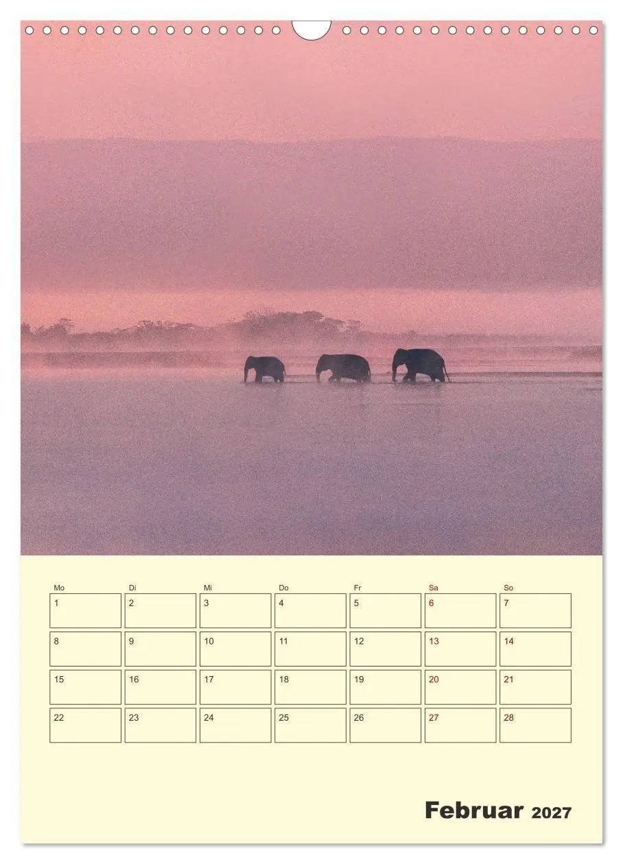 Bild: 9783569580299 | ELEFANTEN - Asiens graue Riesen (Wandkalender 2027 DIN A3 hoch),...