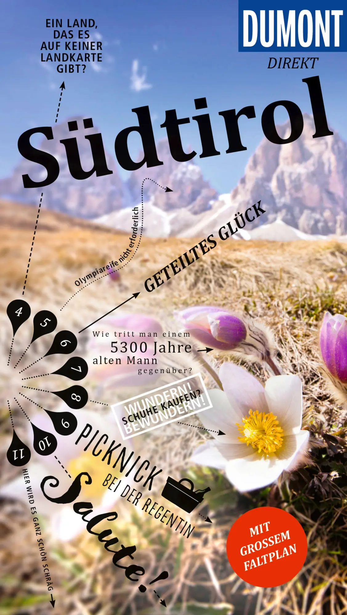 Cover: 9783616000299 | DUMONT direkt Reiseführer Südtirol | Mit großem Faltplan | Kuntzke