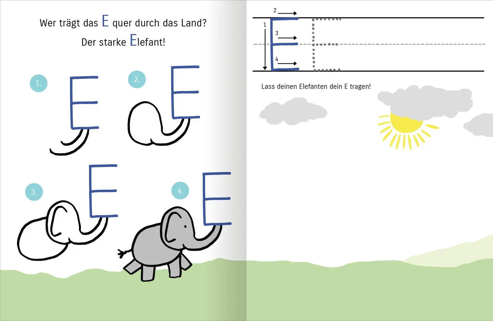 Bild: 9783845860299 | Mit Affe, Bär und Reh lerne ich das ABC | Katja Mensing | Taschenbuch