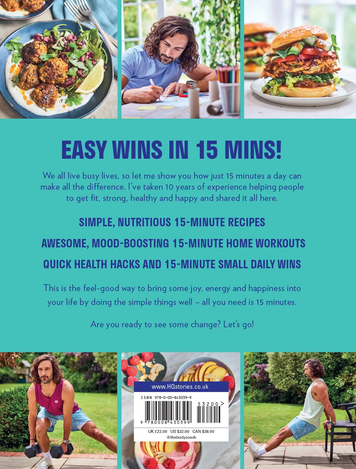 Rückseite: 9780008430399 | Feel Good in 15 | 15-minute recipes, workouts + health hacks | Wicks