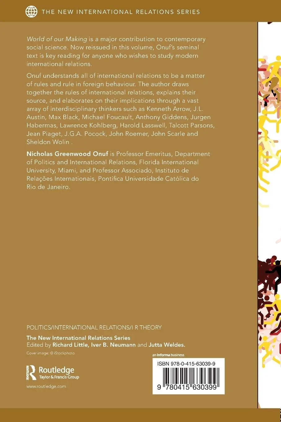 Rückseite: 9780415630399 | World of Our Making | Nicholas Onuf | Taschenbuch | Englisch | 2012