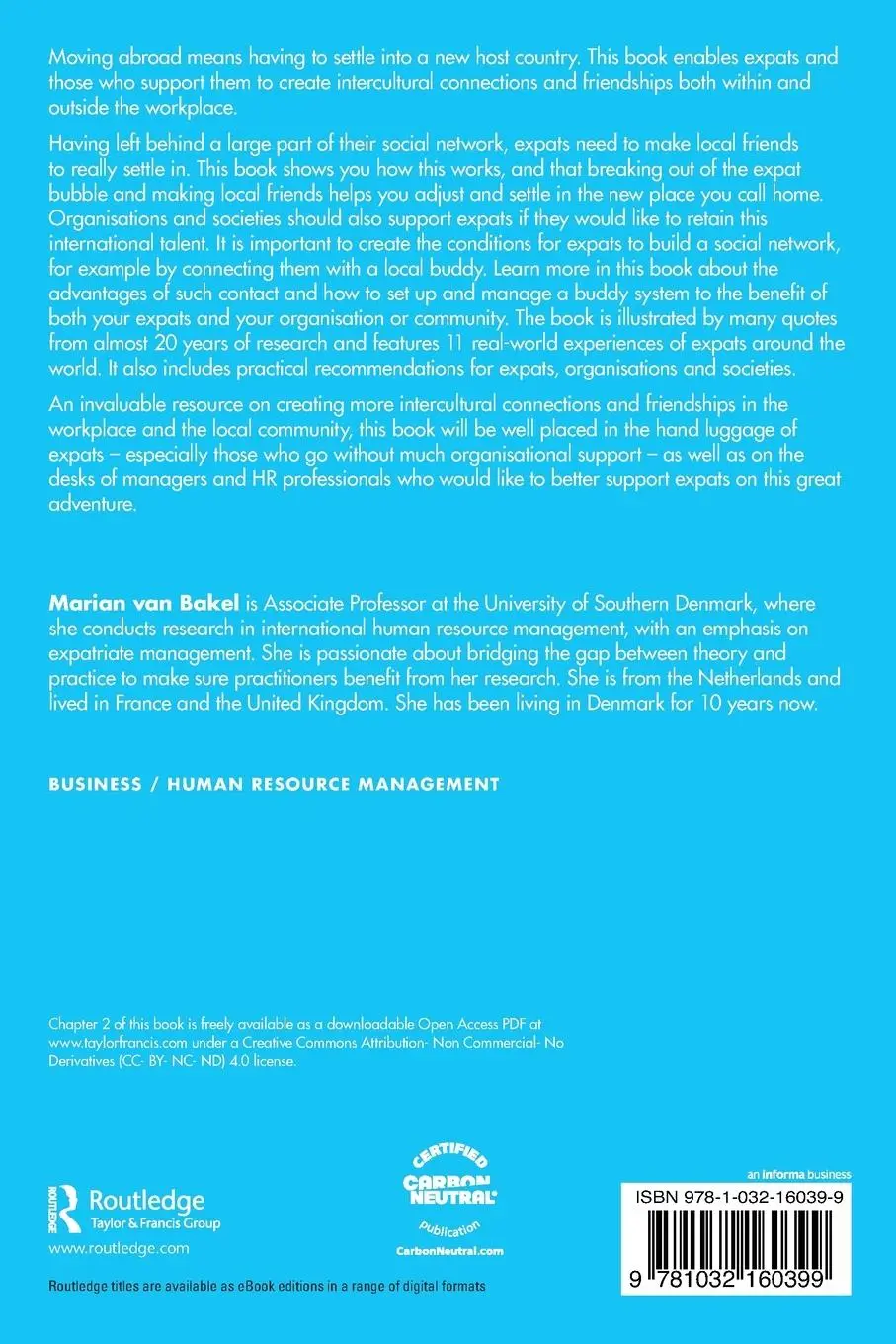 Rückseite: 9781032160399 | Breaking out of the Expat Bubble | Marian van Bakel | Taschenbuch