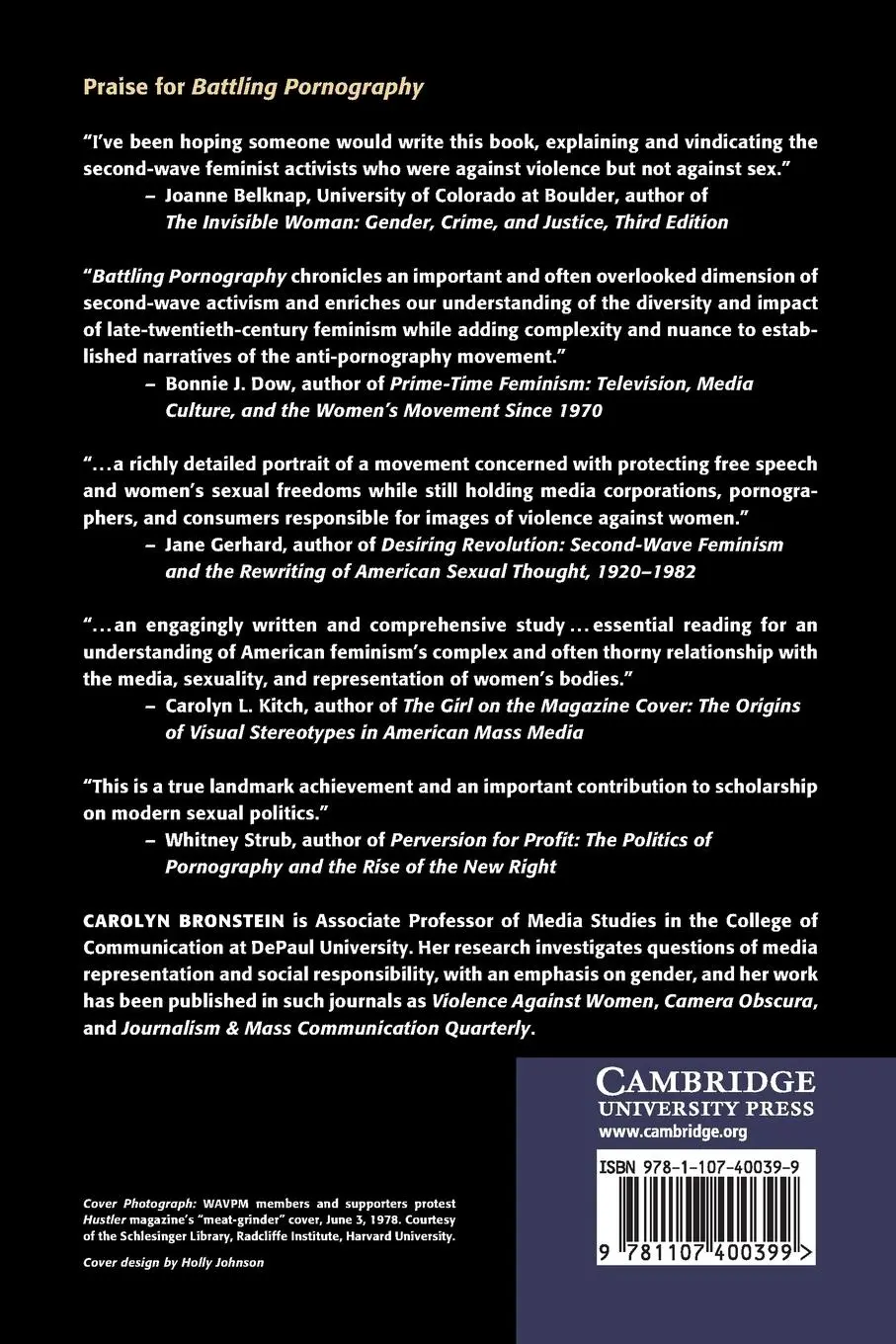 Rückseite: 9781107400399 | Battling Pornography | Carolyn Bronstein | Taschenbuch | Englisch