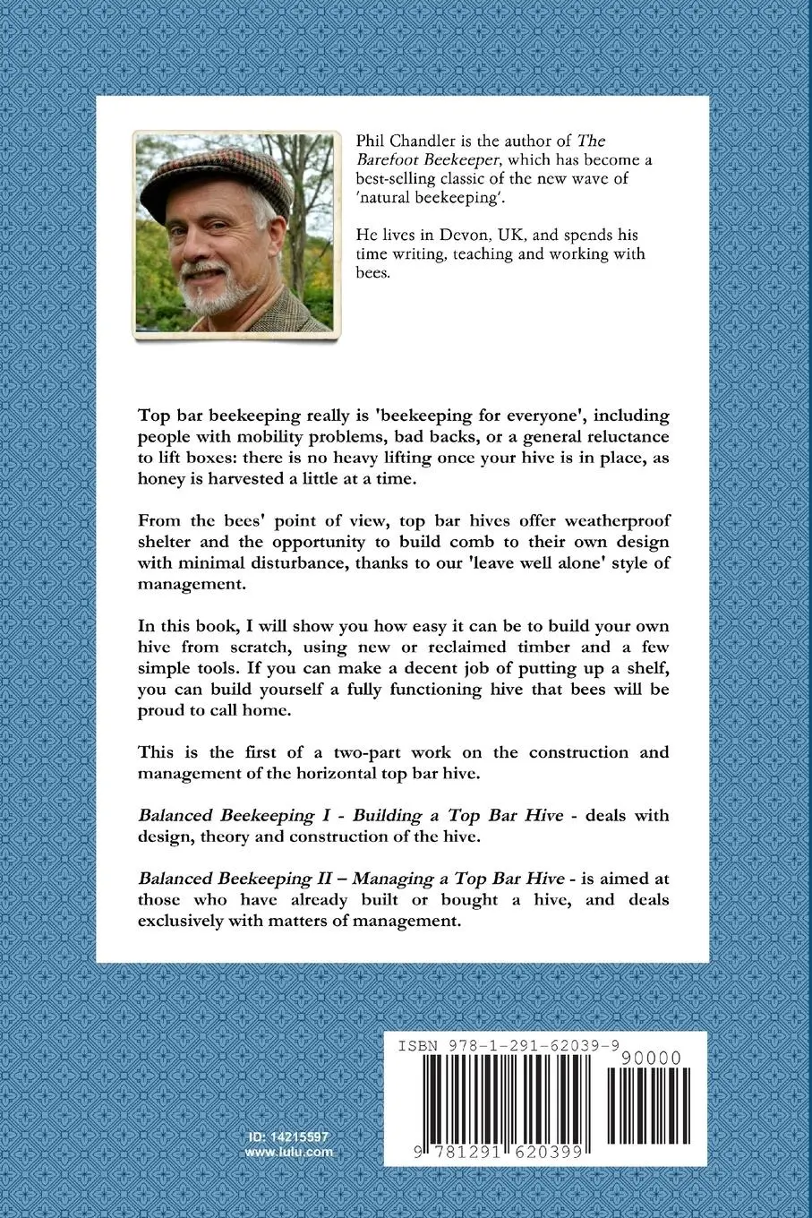 Rückseite: 9781291620399 | Balanced Beekeeping I | Building a Top Bar Hive | Philip Chandler