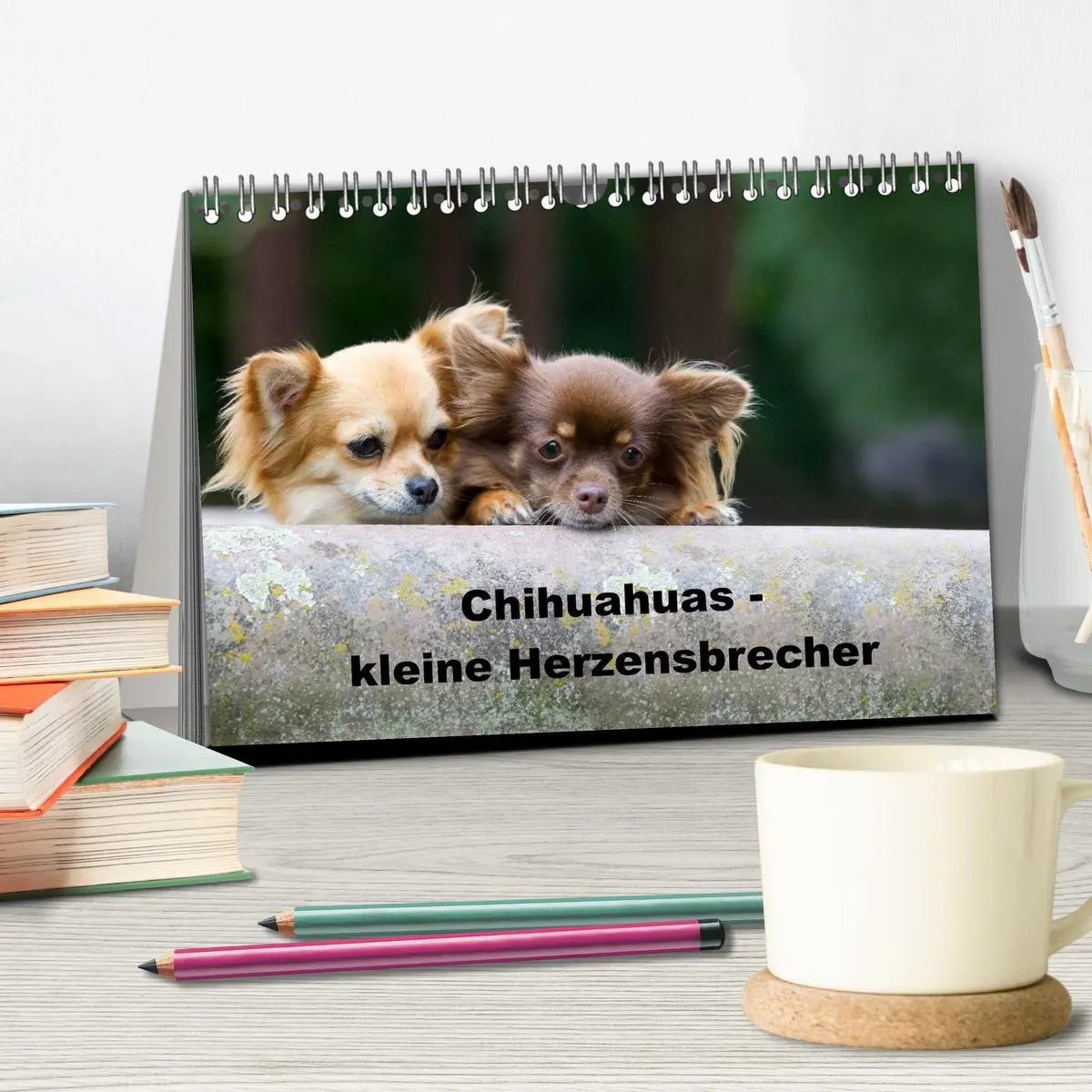 Bild: 9783516170399 | Chihuahuas - kleine Herzensbrecher (Tischkalender 2026 DIN A5...