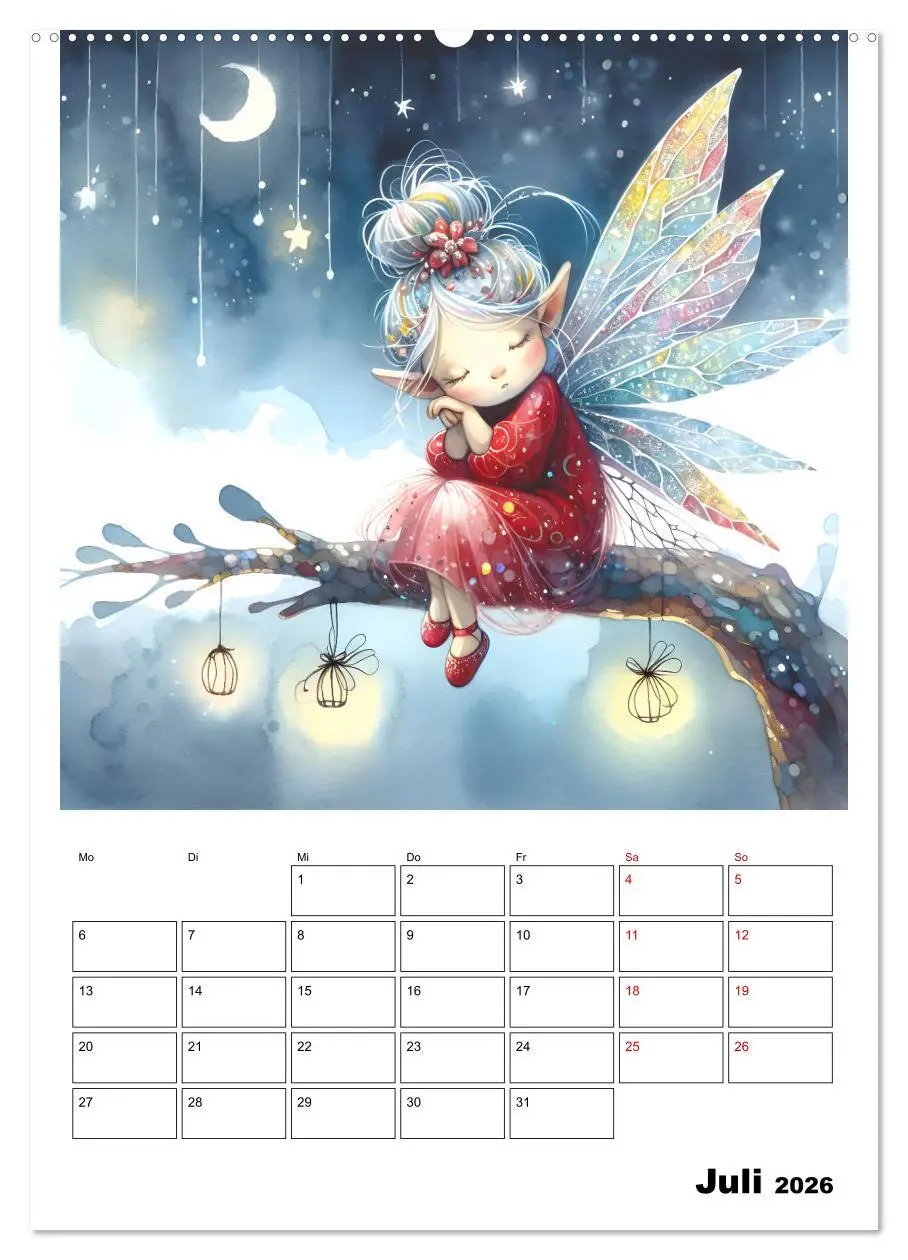 Bild: 9783516240399 | Schlummernde Magie (Wandkalender 2026 DIN A2 hoch), CALVENDO...