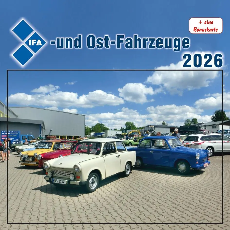 Cover: 9783965640399 | Kalender IFA- und Ost-Fahrzeuge 2026 | Thomas Böttger | Kalender
