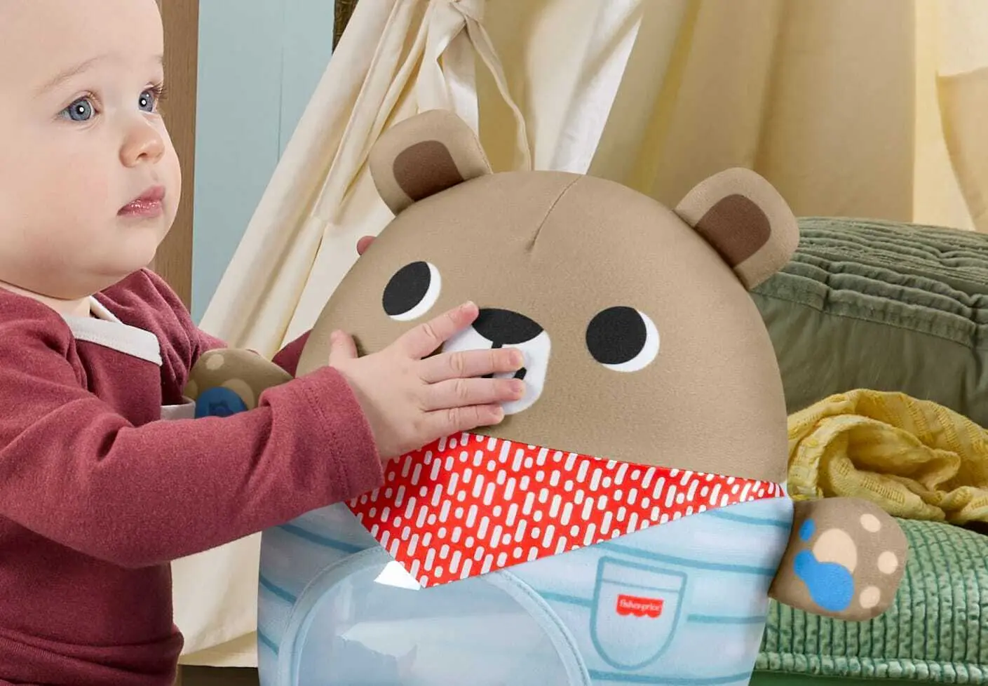 Bild: 194735360499 | Fisher-Price Camping-Freunde Wackelbär | Karton | JLB83 | Deutsch