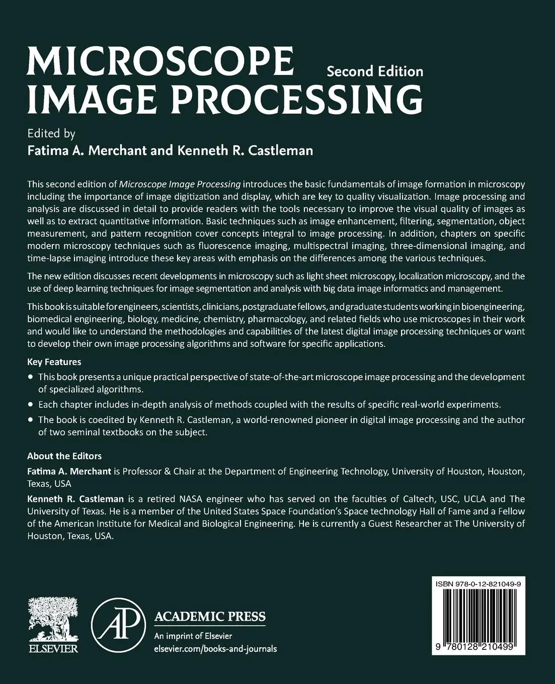 Rückseite: 9780128210499 | Microscope Image Processing | Fatima Merchant (u. a.) | Taschenbuch