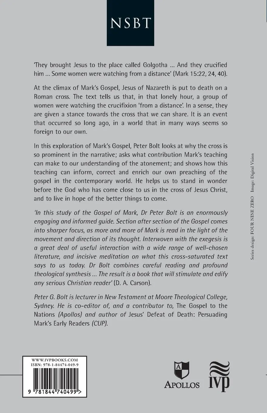 Rückseite: 9781844740499 | The Cross from a Distance | Atonement In Mark'S Gospel | Peter Bolt