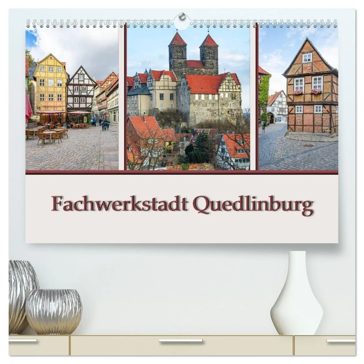 Cover: 9783457690499 | Fachwerkstadt Quedlinburg (hochwertiger Premium Wandkalender 2026...