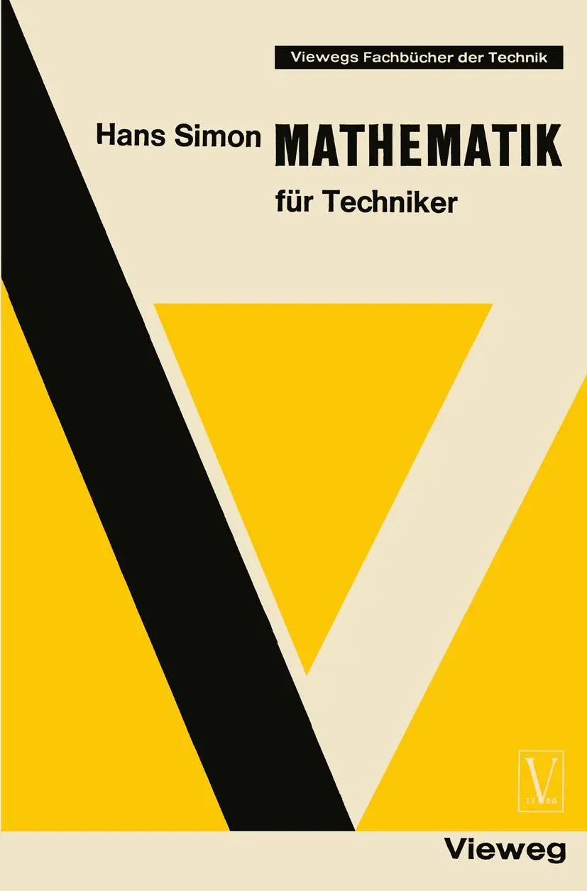 Cover: 9783528040499 | Mathematik für Techniker | Hans Simon | Taschenbuch | 328 S. | Deutsch