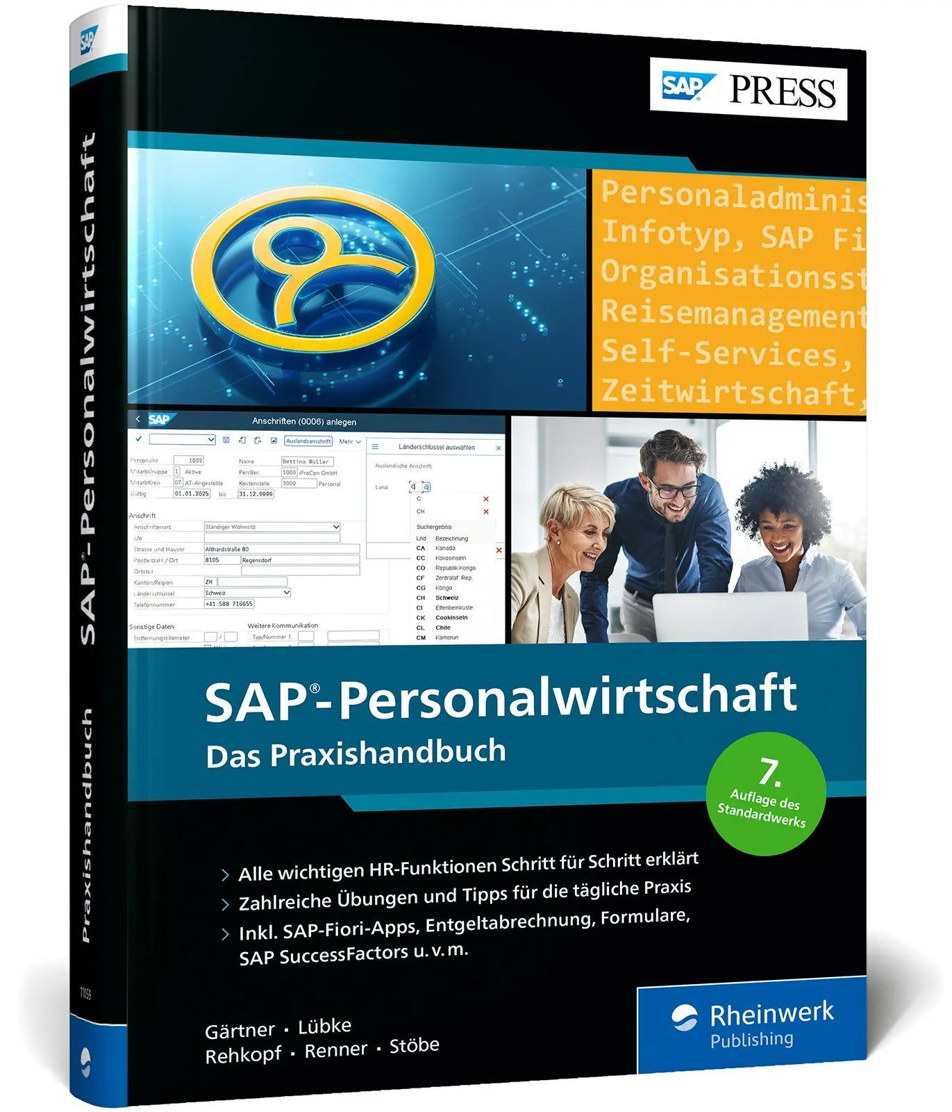 Cover: 9783367110599 | SAP-Personalwirtschaft | Das Praxishandbuch | Gärtner (u. a.) | Buch