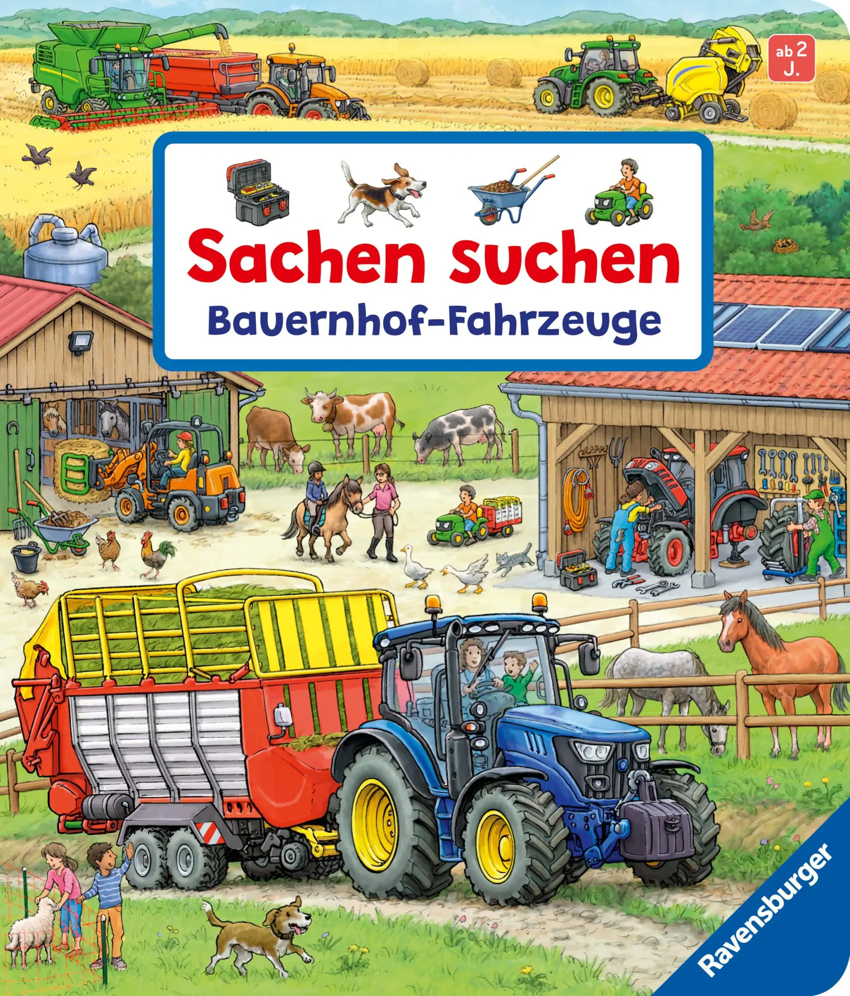 Cover: 9783473420599 | Sachen suchen - Bauernhof-Fahrzeuge | Susanne Gernhäuser | Buch | 2025