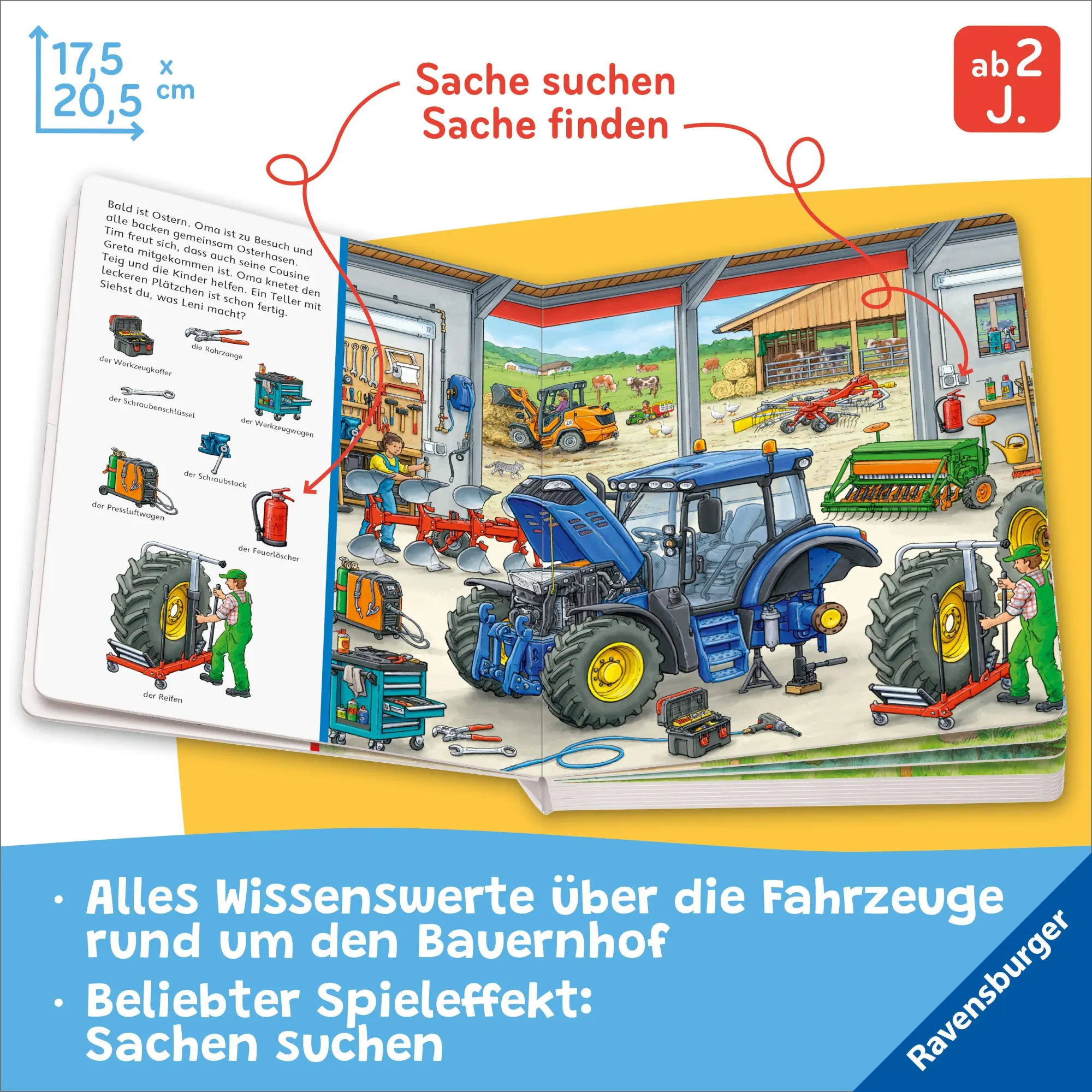 Bild: 9783473420599 | Sachen suchen - Bauernhof-Fahrzeuge | Susanne Gernhäuser | Buch | 2025