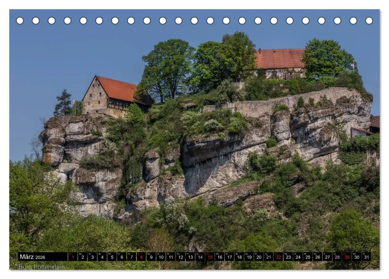 Bild: 9783516150599 | Fränkische Schweiz (Tischkalender 2026 DIN A5 quer), CALVENDO...