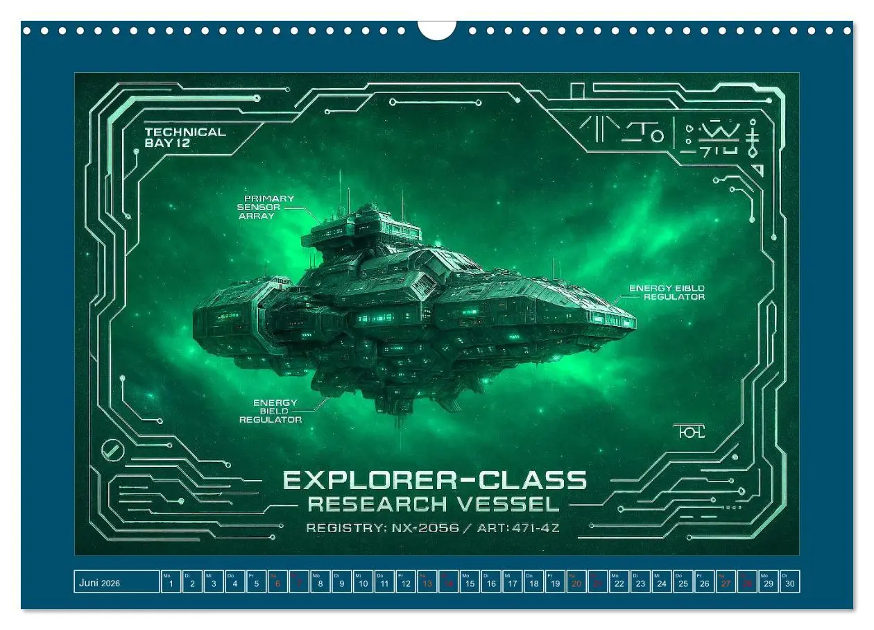 Bild: 9783516600599 | Intelligente Alientechnik (Wandkalender 2026 DIN A3 quer), CALVENDO...