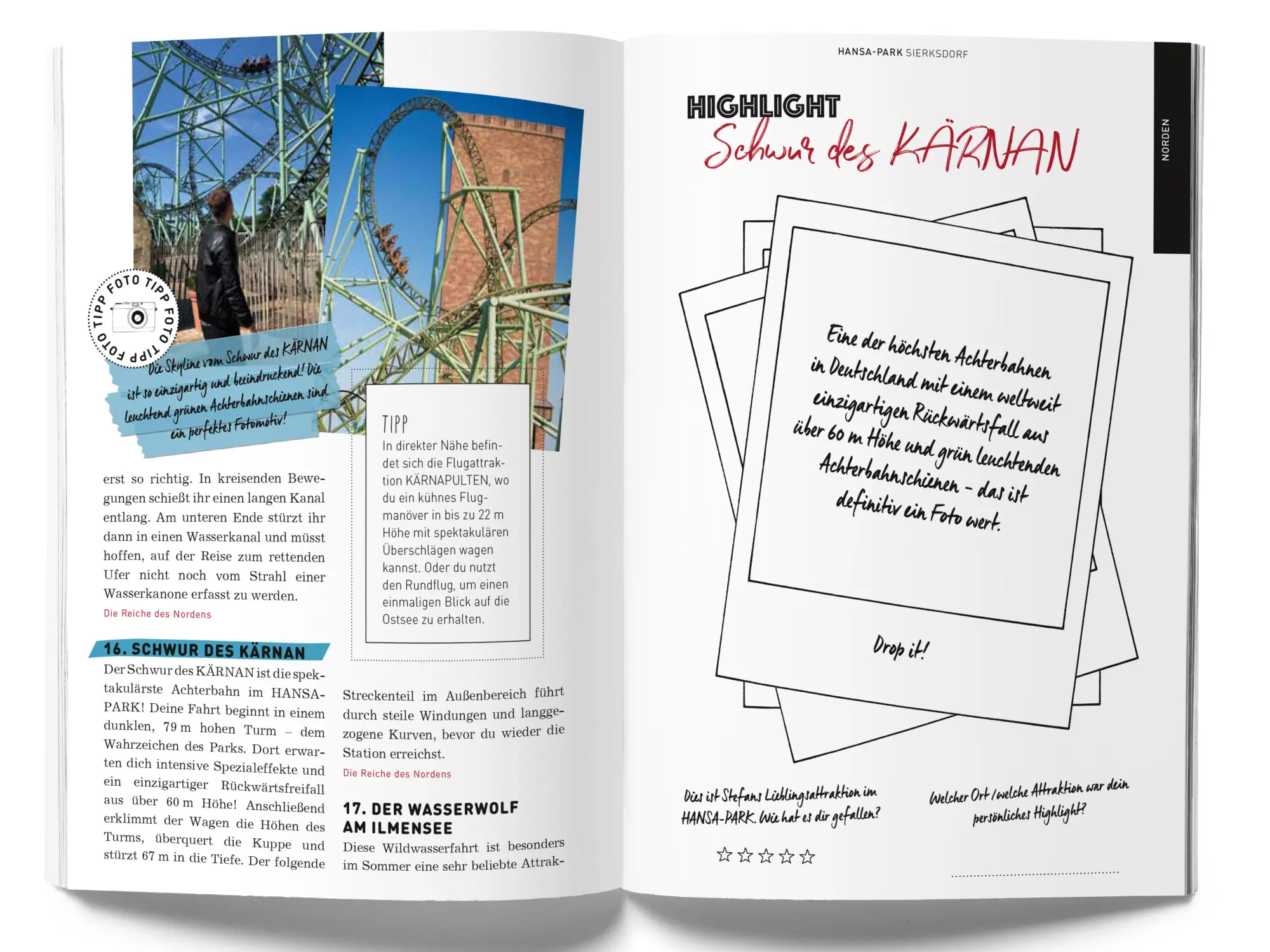 Bild: 9783828310599 | GuideMe Reiseführer "Die 30 besten Freizeitparks Deutschlands inkl....
