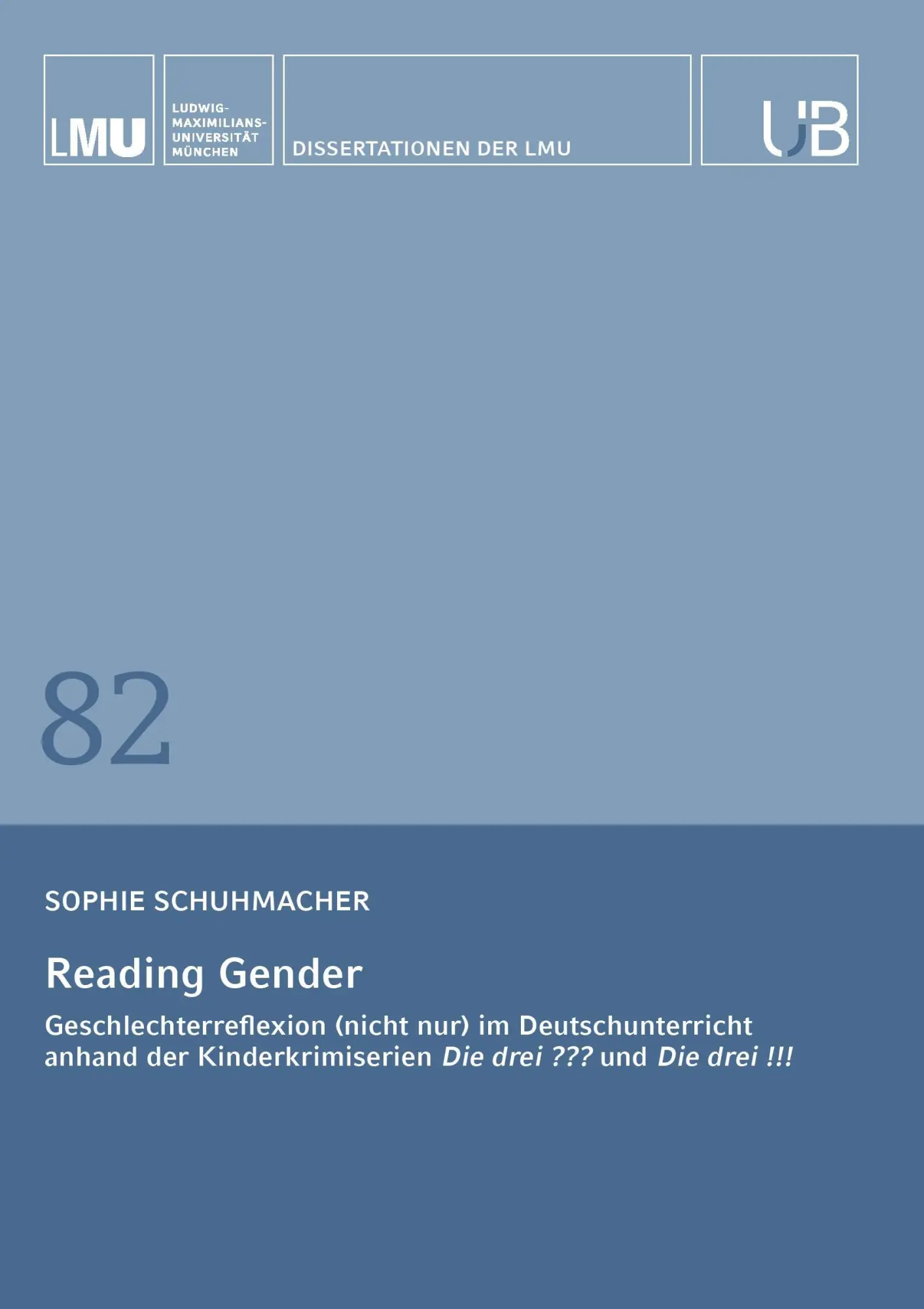 Cover: 9783991810599 | Geschlechterreflexion im Deutschunterricht anhand der Drei...