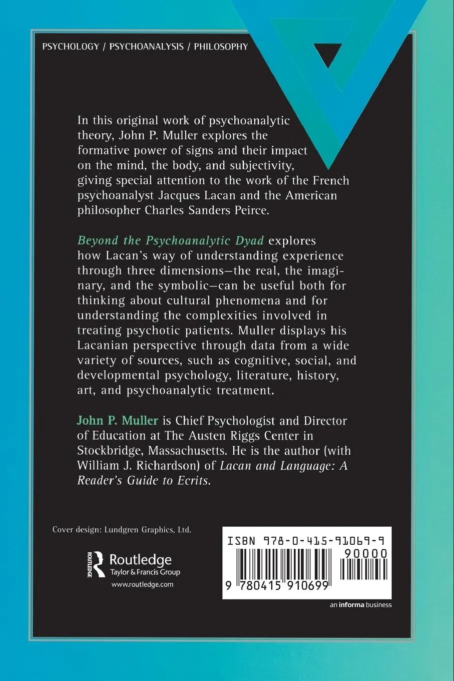 Rückseite: 9780415910699 | Beyond the Psychoanalytic Dyad | John P. Muller | Taschenbuch | 1995