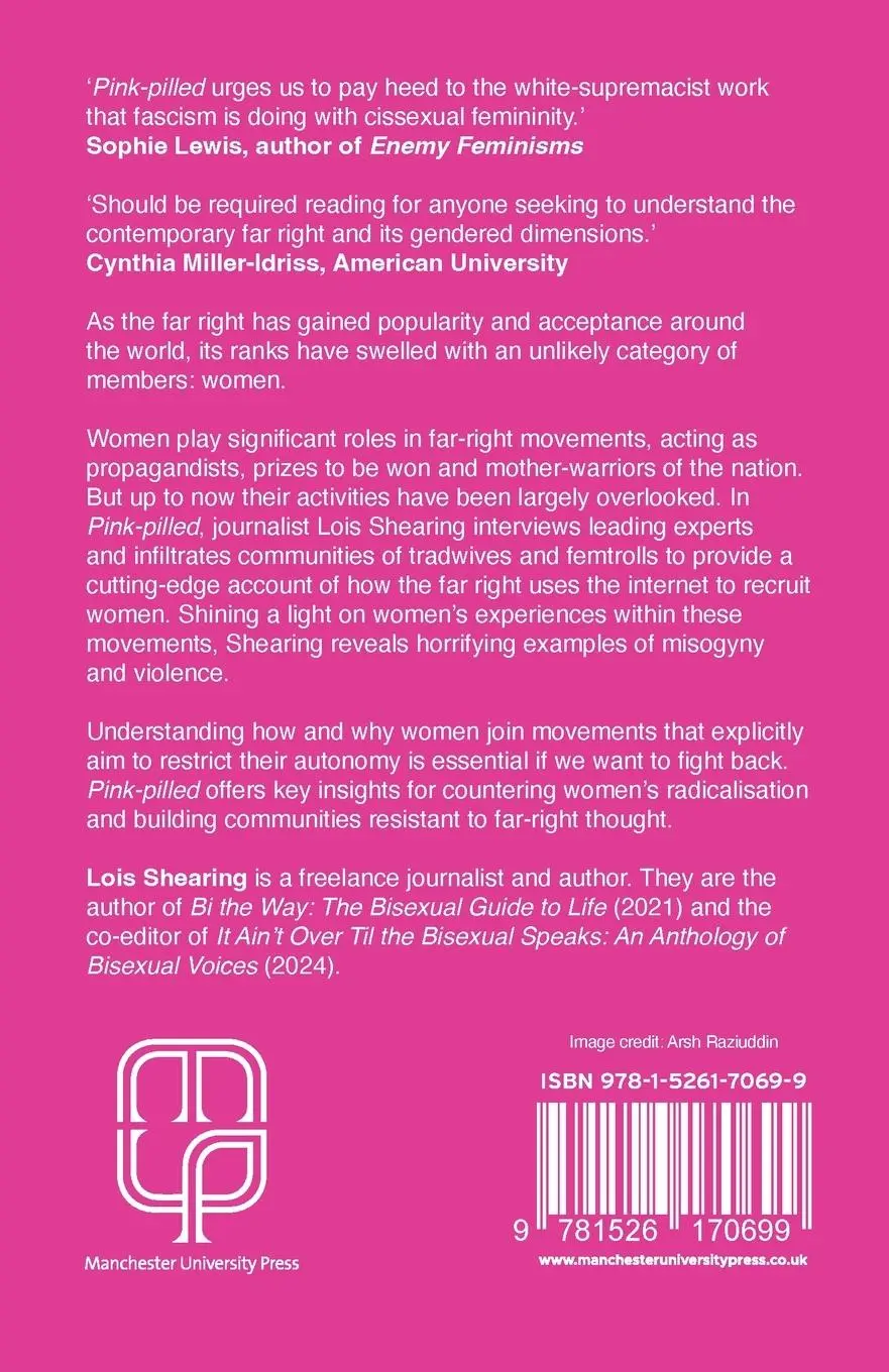 Rückseite: 9781526170699 | Pink-Pilled | Women and the Far Right | Lois Shearing | Taschenbuch