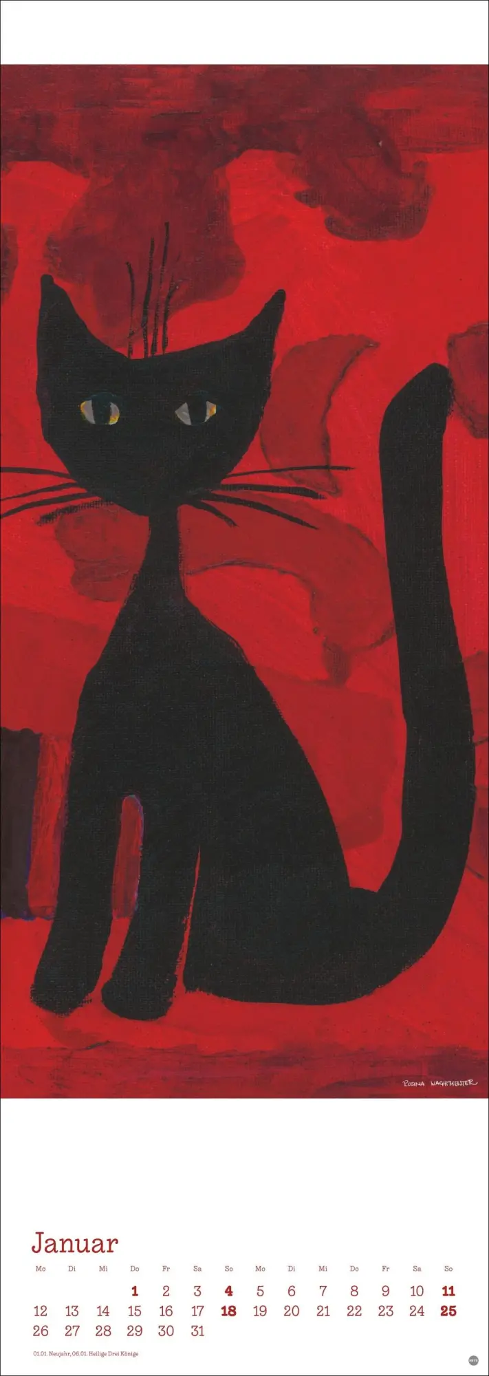 Bild: 9783756410699 | Rosina Wachtmeister Vertical Kalender 2026 | Rosina Wachtmeister