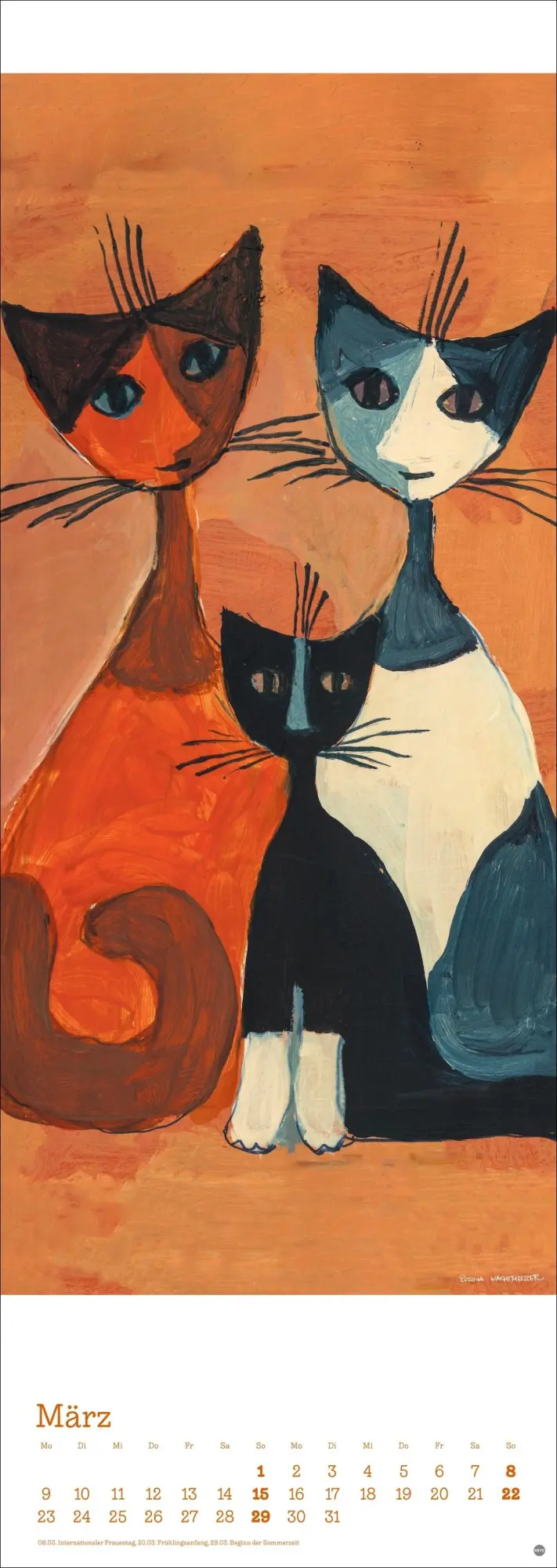 Bild: 9783756410699 | Rosina Wachtmeister Vertical Kalender 2026 | Rosina Wachtmeister