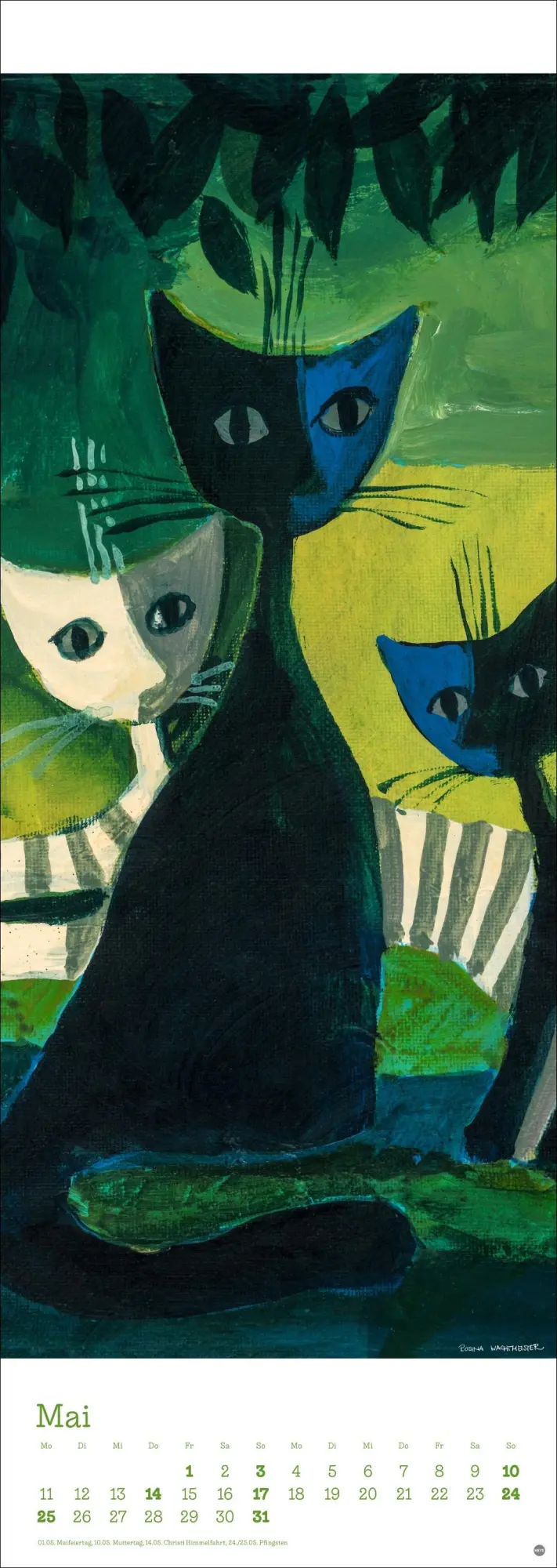 Bild: 9783756410699 | Rosina Wachtmeister Vertical Kalender 2026 | Rosina Wachtmeister