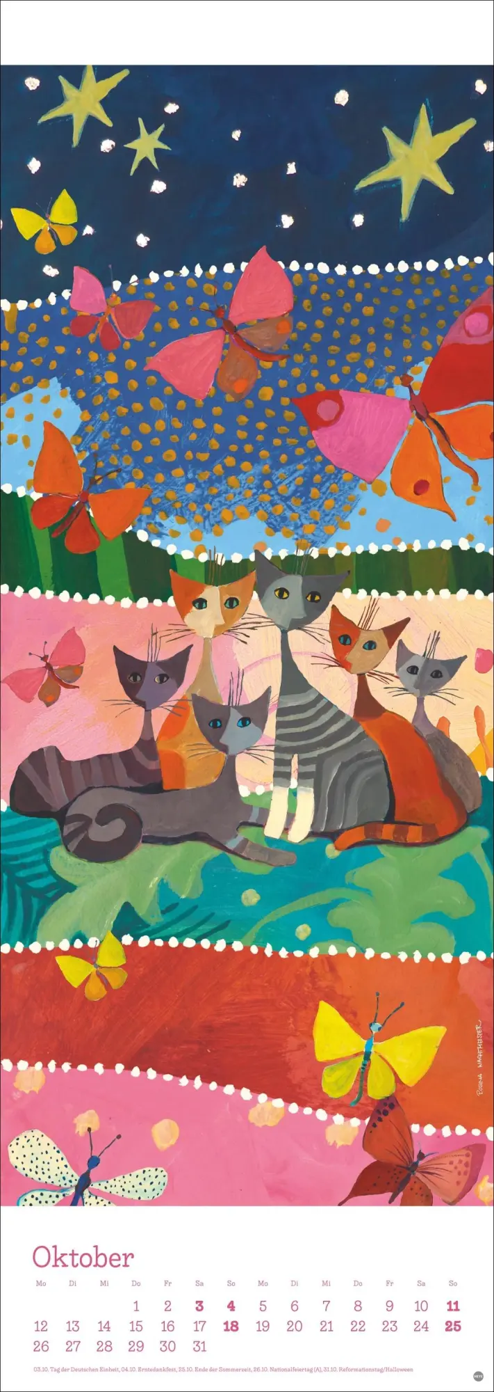 Bild: 9783756410699 | Rosina Wachtmeister Vertical Kalender 2026 | Rosina Wachtmeister