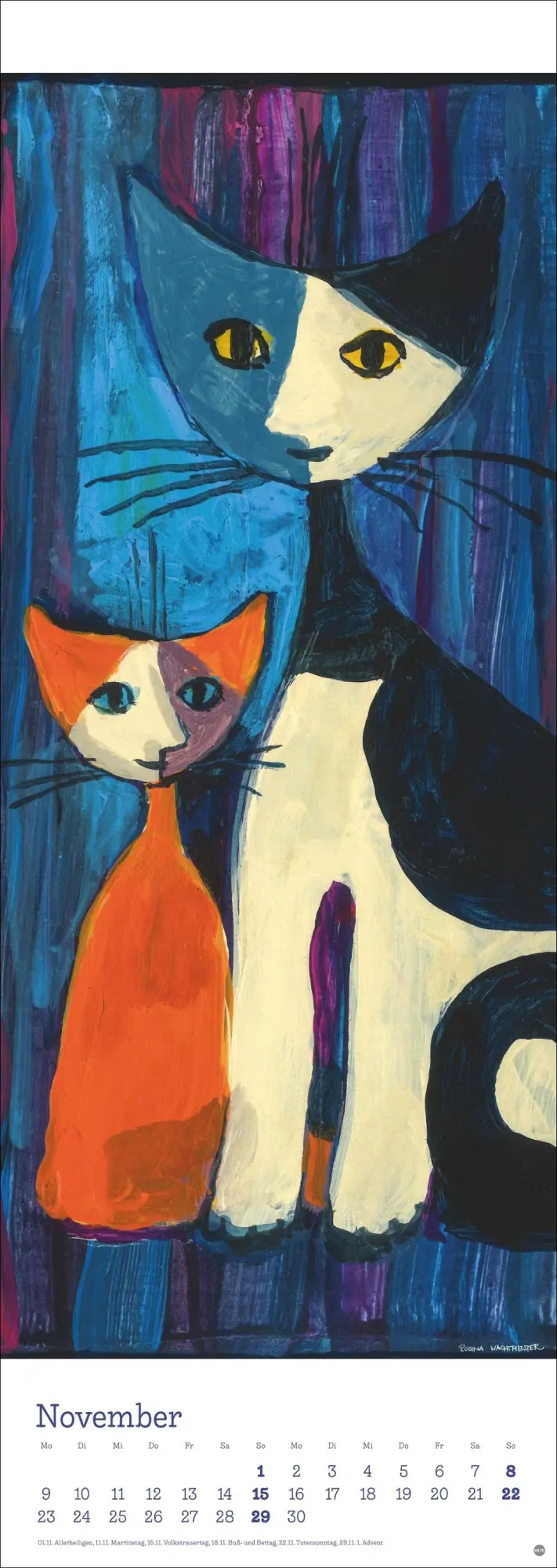 Bild: 9783756410699 | Rosina Wachtmeister Vertical Kalender 2026 | Rosina Wachtmeister