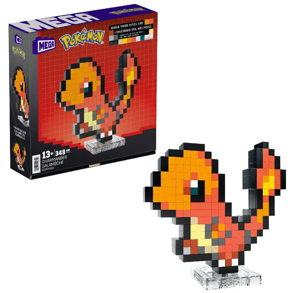 Cover: 194735190799 | MEGA Pokémon Glumanda Pixel Art | Karton | HTH76 | 2024 | Mattel