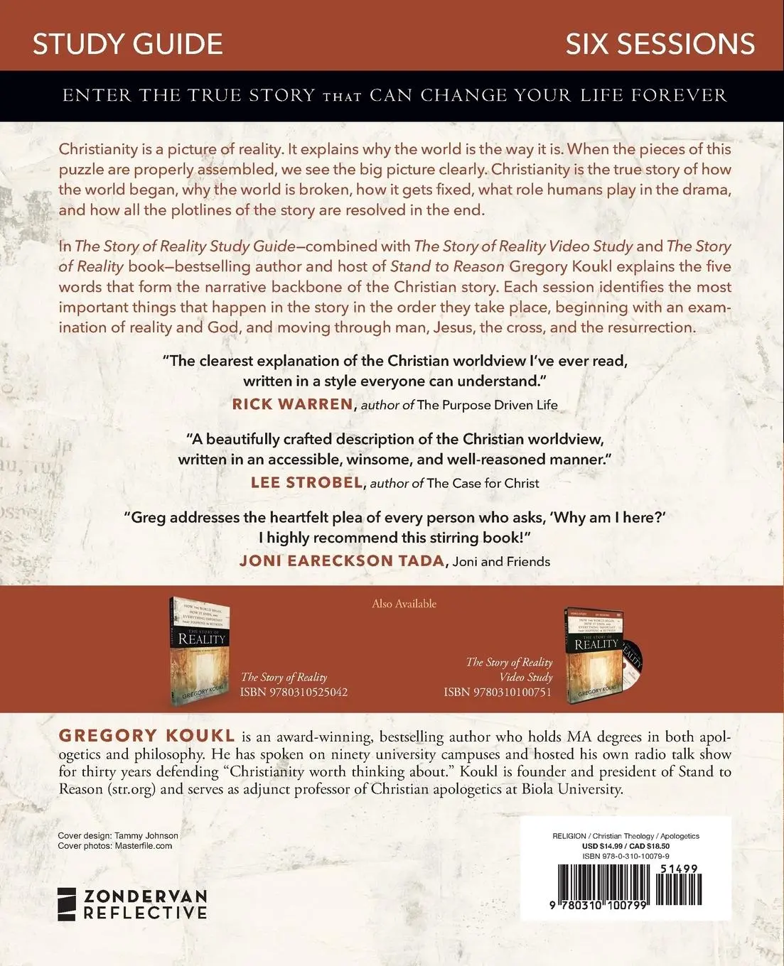 Rückseite: 9780310100799 | The Story of Reality Study Guide | Gregory Koukl | Taschenbuch | 2020
