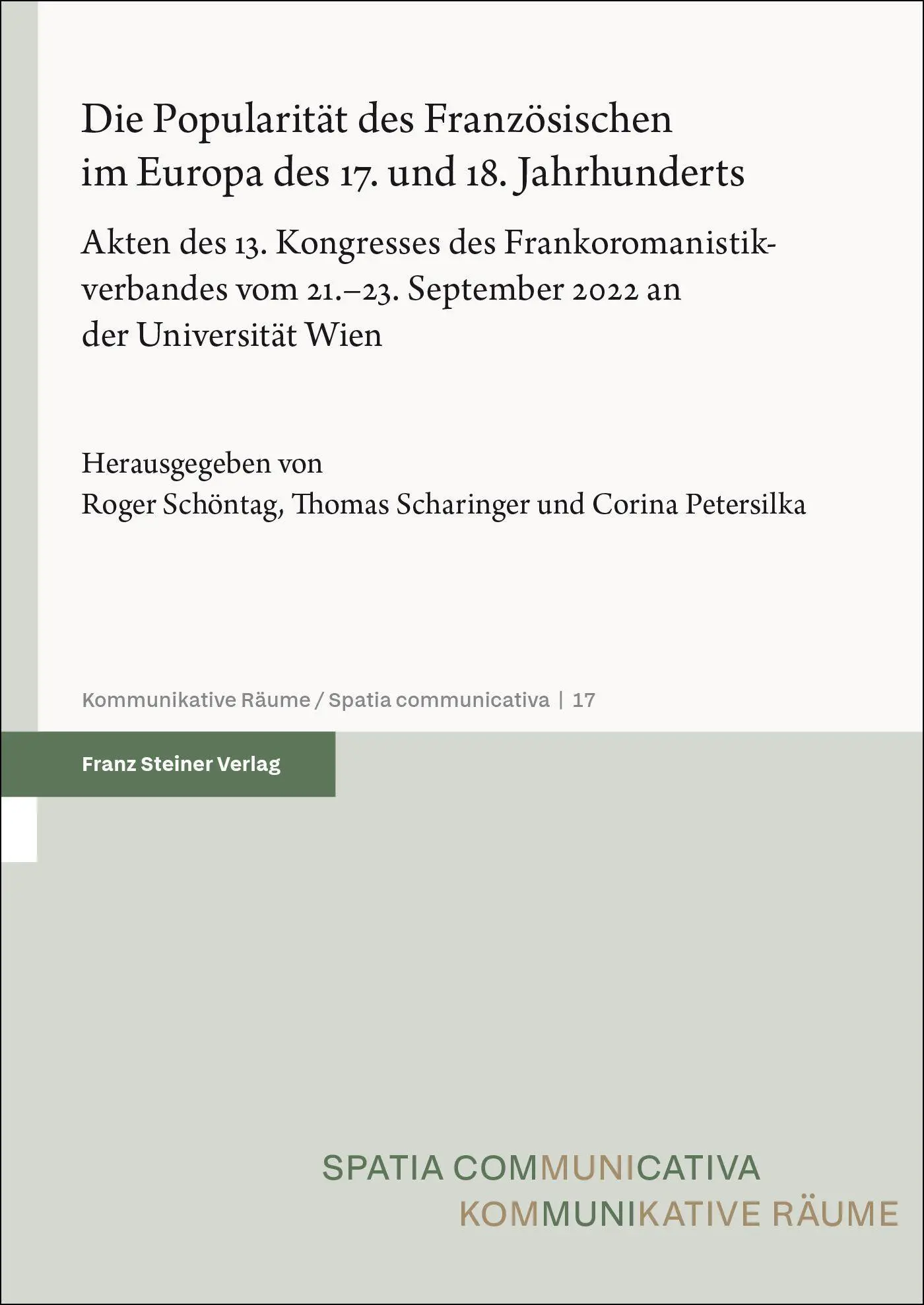 Die Popularität des Französischen im Europa des 17. und 18. Jahrhunderts