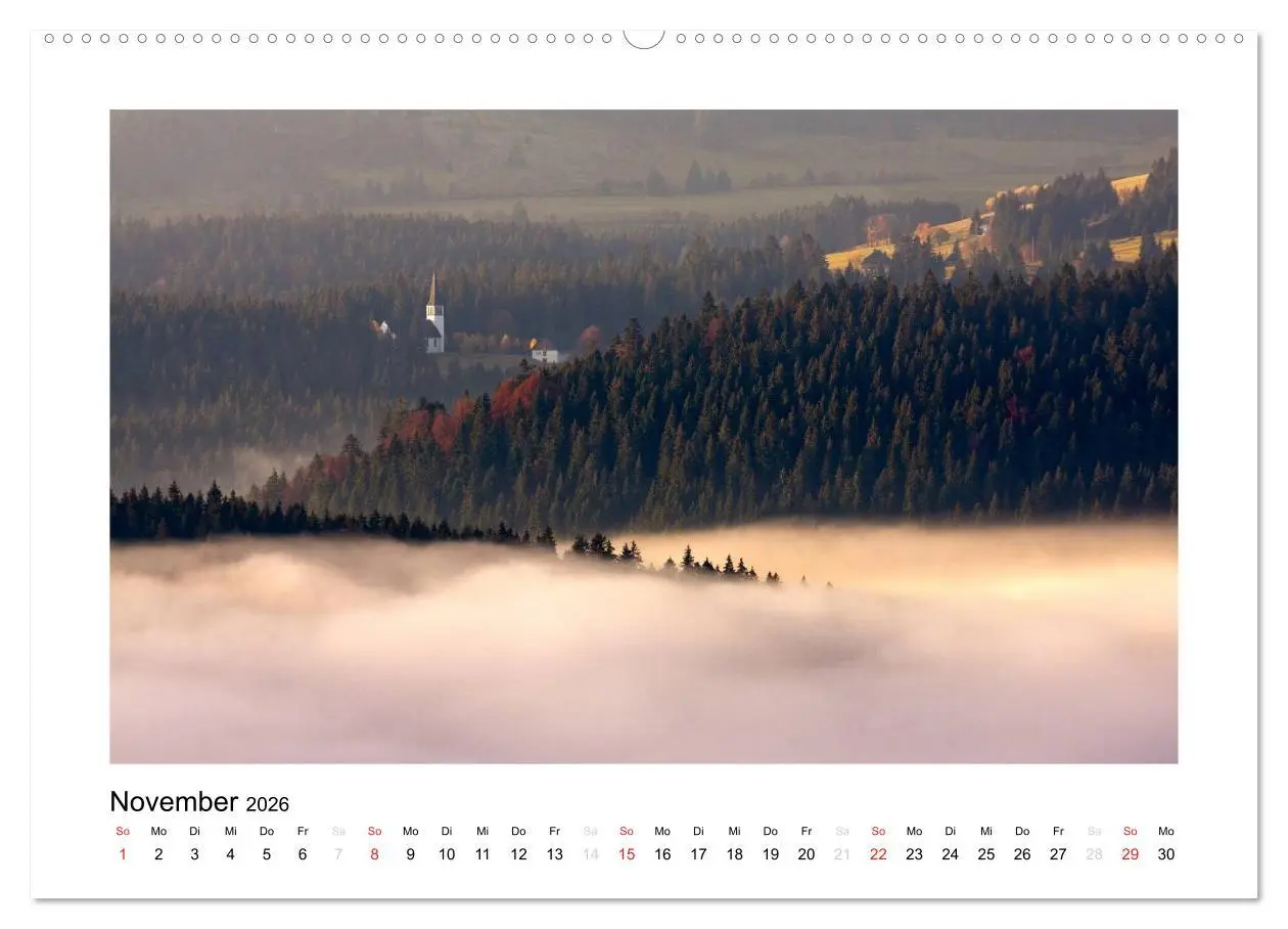Bild: 9783516200799 | Schwarzwald 2026 (Wandkalender 2026 DIN A2 quer), CALVENDO...