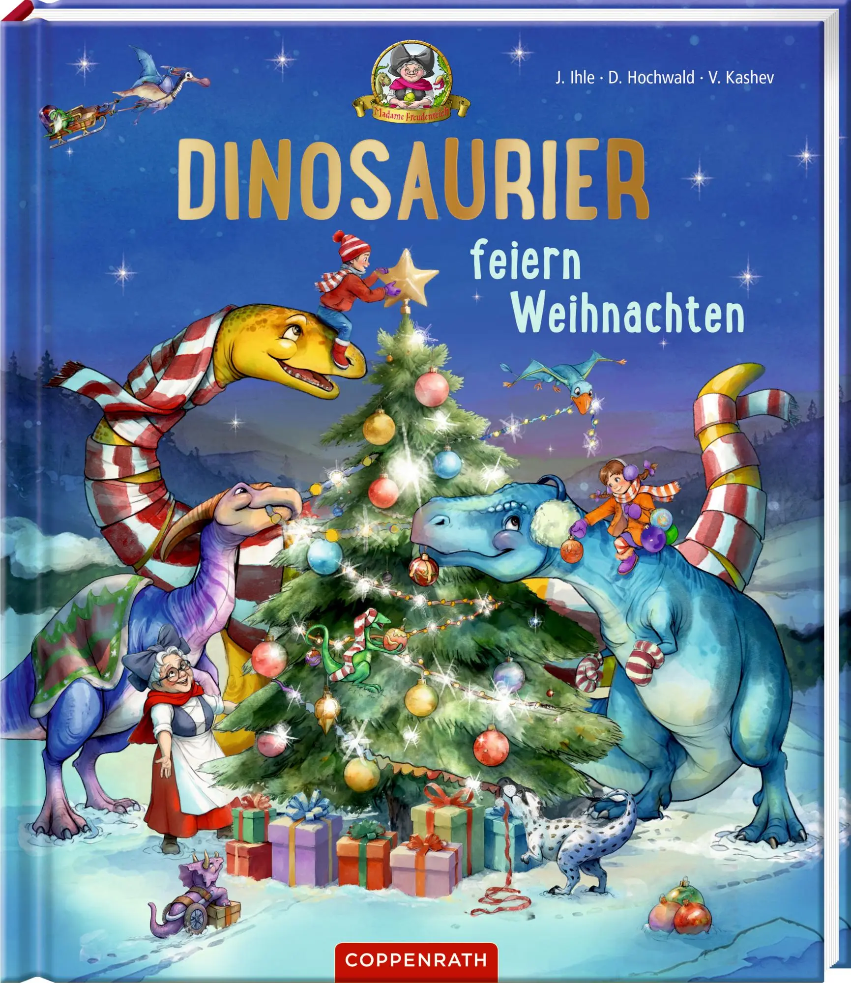 Cover: 9783649650799 | Dinosaurier feiern Weihnachten (Bd. 6) | Dominik Hochwald (u. a.)