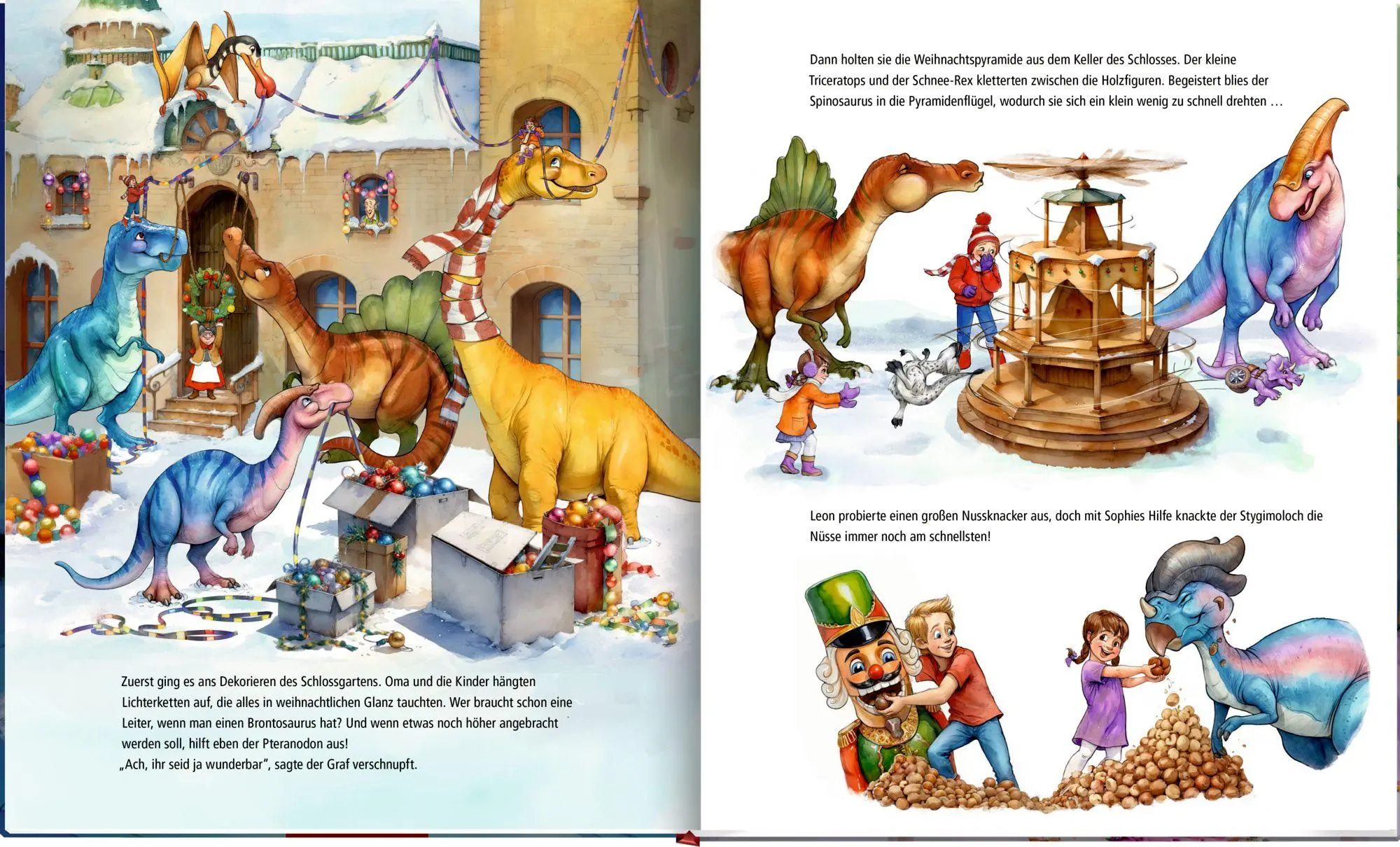 Bild: 9783649650799 | Dinosaurier feiern Weihnachten (Bd. 6) | Dominik Hochwald (u. a.)