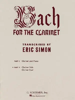 Bach for the clarinet part 2