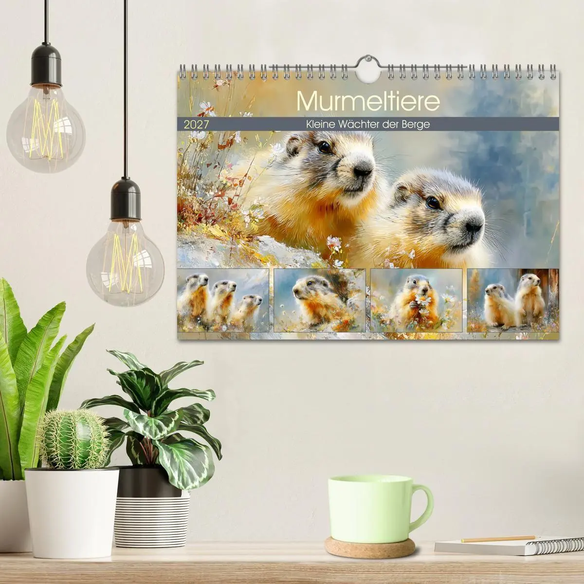 Bild: 9783516810899 | Murmeltiere. Kleine Wächter der Berge (Wandkalender 2027 DIN A4...