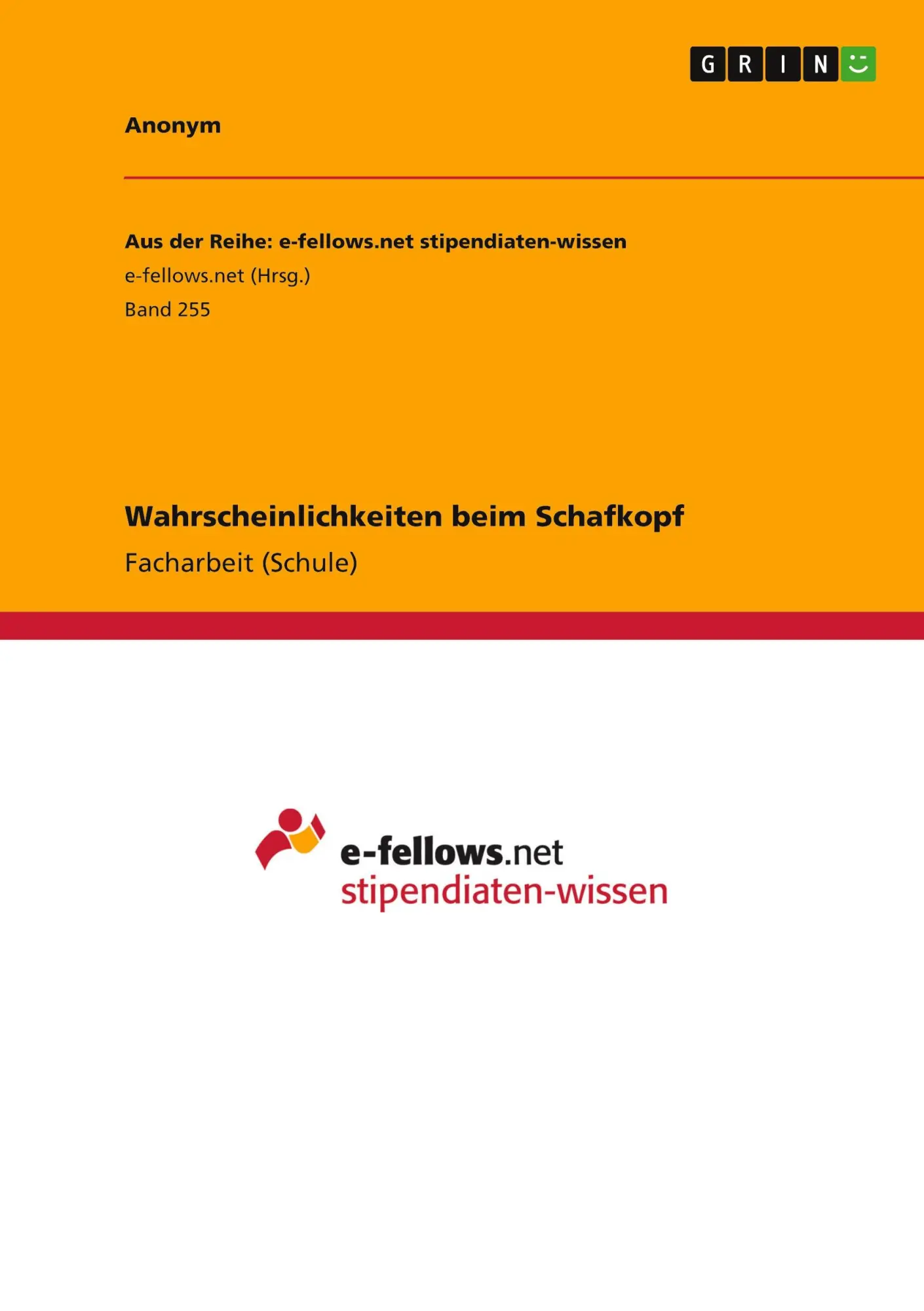 Cover: 9783656020899 | Wahrscheinlichkeiten beim Schafkopf | Anonymous | Taschenbuch | 28 S.