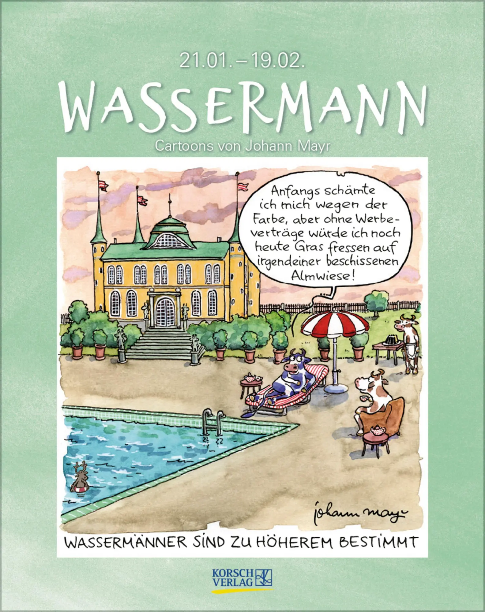 Cover: 9783819300899 | Wassermann 2027 | Verlag Korsch | Kalender | Spiralbindung | 13 S.